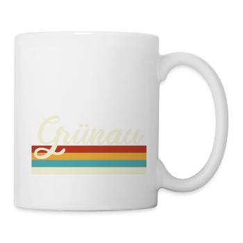 Grünau - Treptow - Köpenick - Berlin - Retro - Tasse - Weiß - Rechts