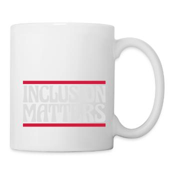 inclusion matters Logo Quote - Mug - white - Right