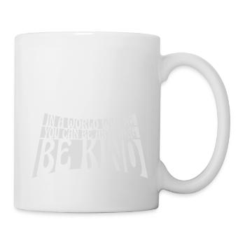 Vous pouvez être gentil - Mug blanc - blanc - Droite