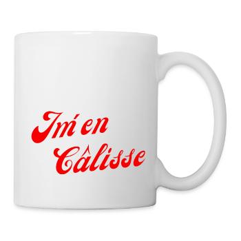 Je m'en câlisse - Mug blanc - blanc - Droite