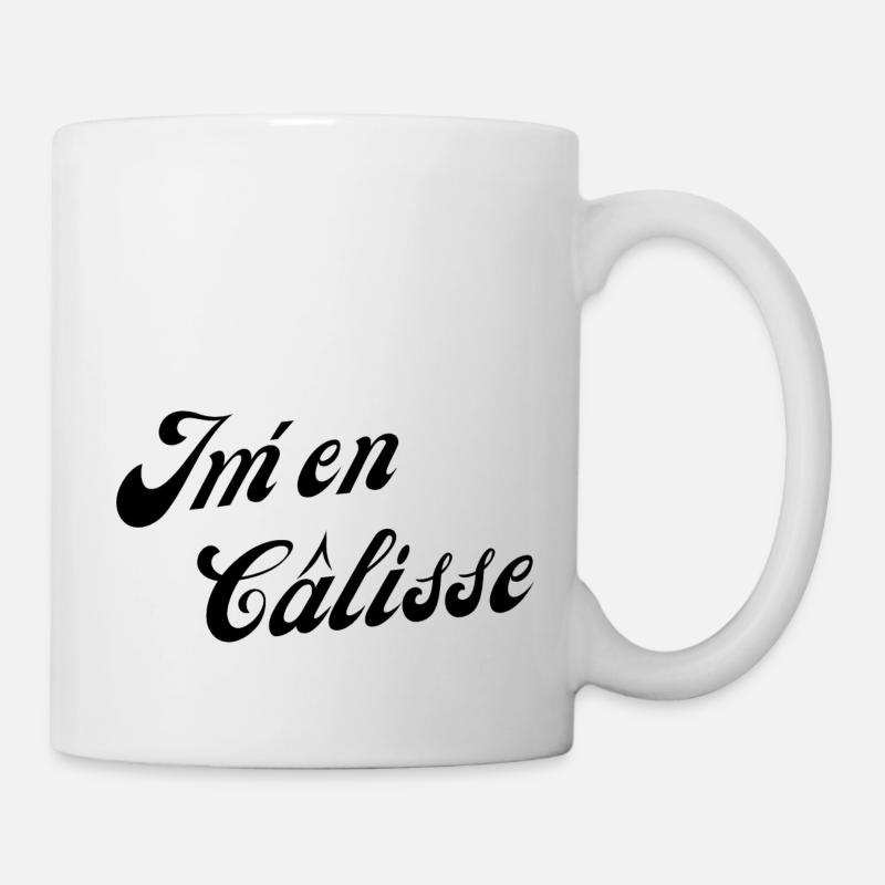 Je m'en câlisse - Mug blanc - blanc