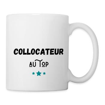 collocateur au top idée cadeau - Mug blanc - blanc - Droite