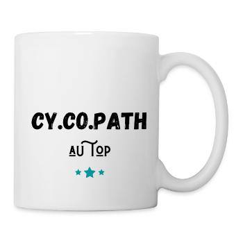 cycopath au top idée cadeau - Mug blanc - blanc - Droite