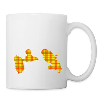 Guadeloupe Martinique - Tasse - Weiß - Rechts