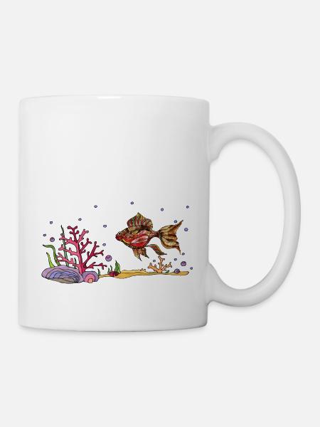 Fisch - Tasse - Weiß