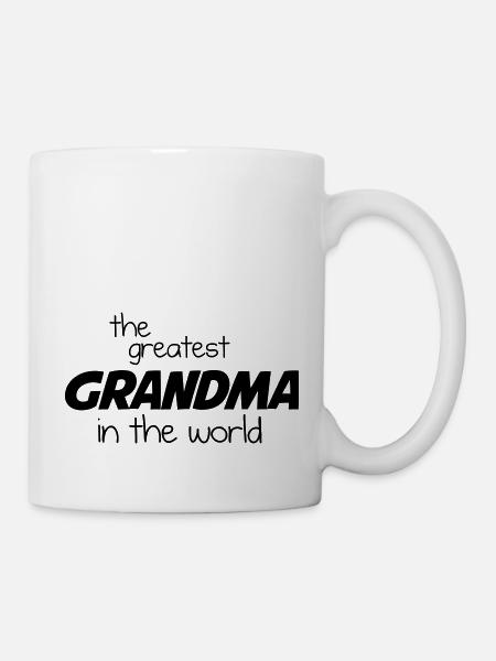 La plus grande grand-mère du monde - Noir - Mug blanc - blanc