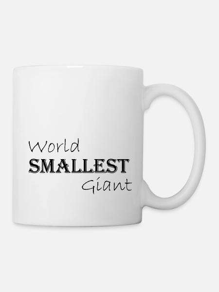World's smallest giant - lettering - Mug - white