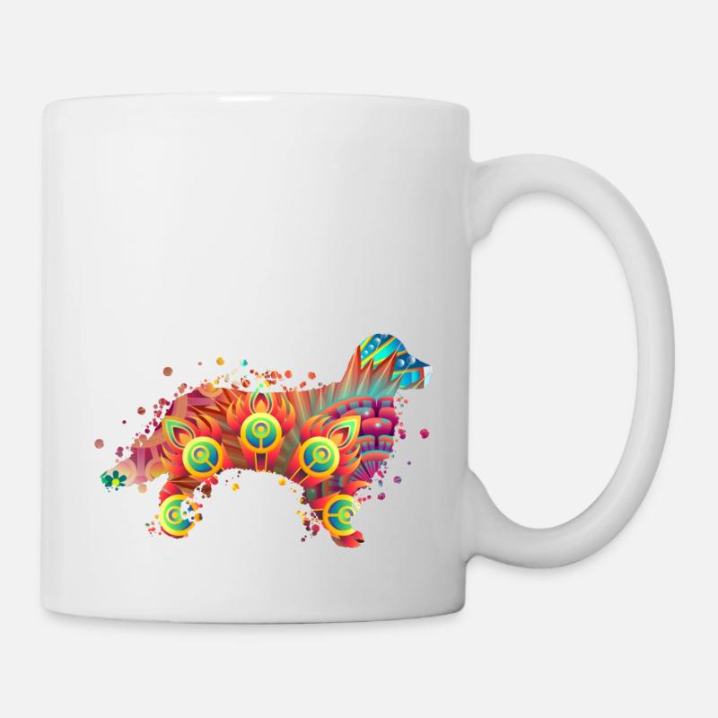 Golden Retriever Hunde Hundehalter Geschenk Design - Tasse - Weiß