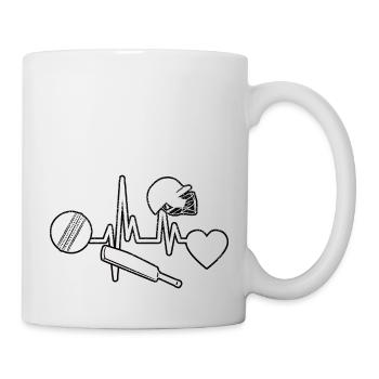 Équipe de cricket Cadeau Cricket Slogan Fan de cricket - Mug blanc - blanc - Droite