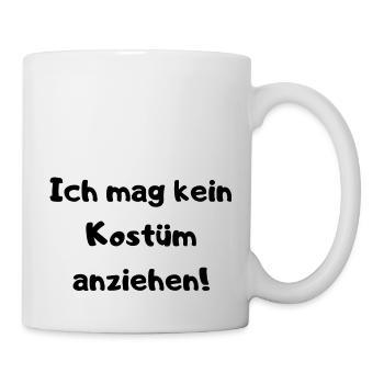 Partyspruch für Malle, Karneval ect. - Kostümidee - Tasse - Weiß - Rechts