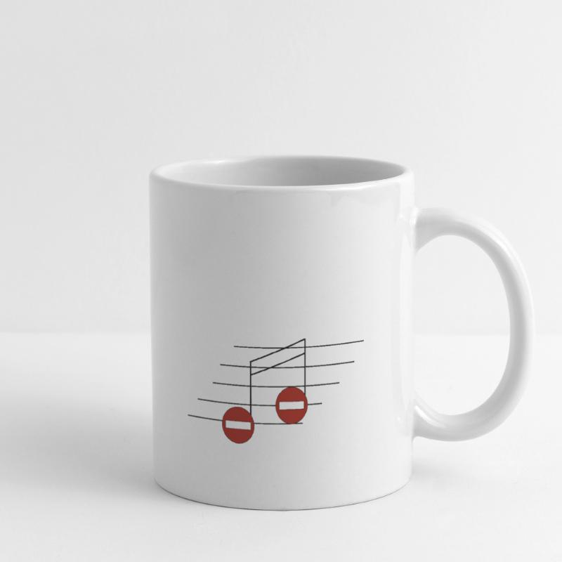 Notes interdites Mug blanc