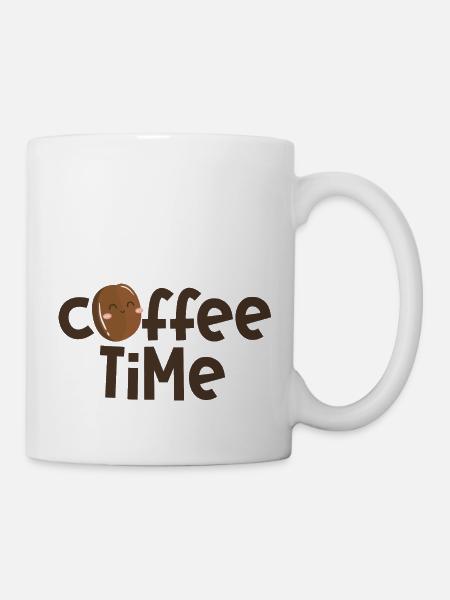 Kaffeezeit - Tasse - Weiß