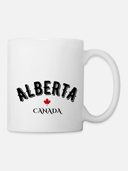 alberta canada - Mug blanc - blanc