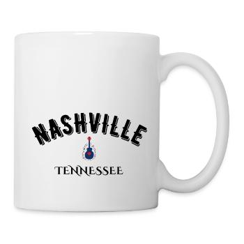Nashville, Tennessee - Tasse - Weiß - Rechts