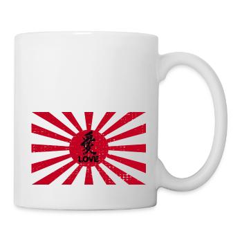 Japan LOVE gruge - Mug - white - Right
