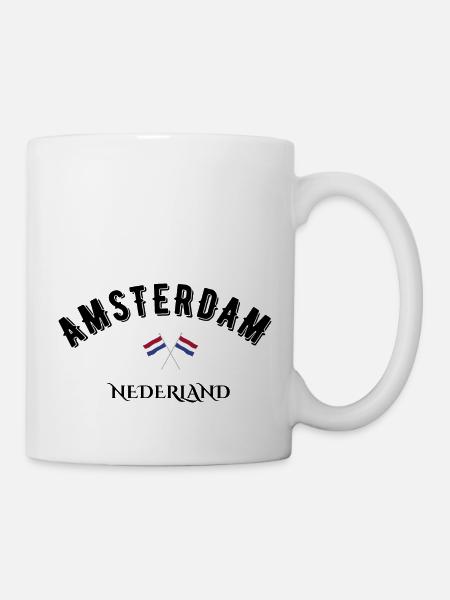 Amsterdam nederland - Mug blanc - blanc