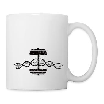 Bodybuilder Fitness Athlète Entraînement de force musculaire - Mug blanc - blanc - Droite