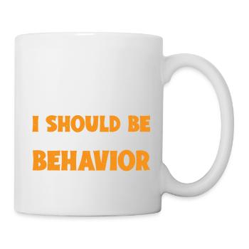 Je devrais avoir honte de mon comportement 7 - Mug blanc - blanc - Droite