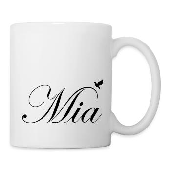 Mia schöner Name Black - Tasse - Weiß - Rechts