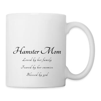 Hamster disant maman - Mug blanc - blanc - Droite