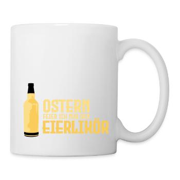 Ostern Eierlikör Feiern - Tasse - Weiß - Rechts