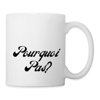 pourquoi pas - Mug blanc - blanc - Droite