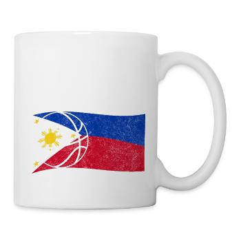 Philippines Filipino Flag Basketball I Cadeau - Mug blanc - blanc - Droite