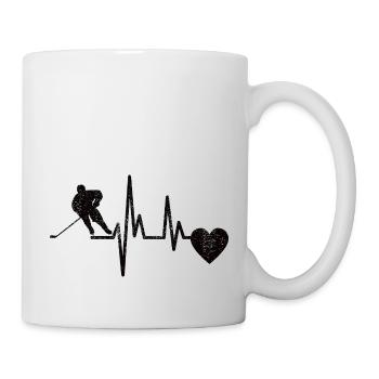 Eishockey Wintersport Eishockeyteam Geschenk - Mug - white - Right
