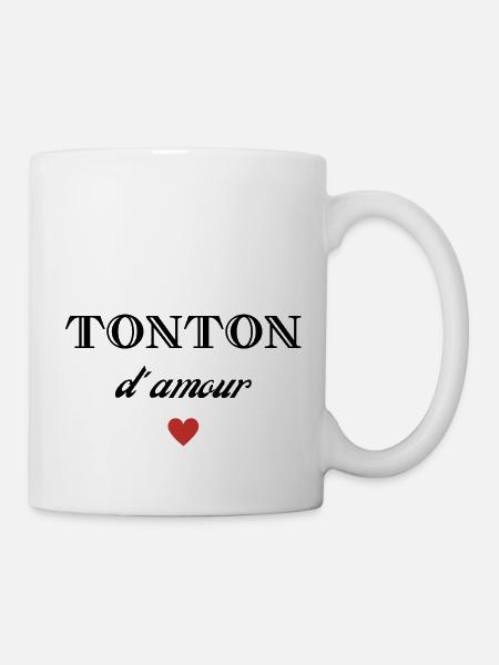 tonton d'amour - Mug blanc - blanc