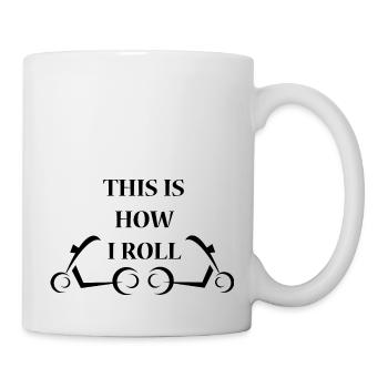 E-Scooter E-Roller Scooter - Mug blanc - blanc - Droite