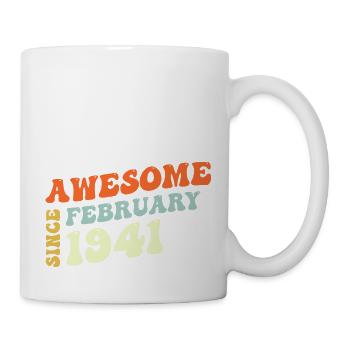 Groovy 82 Years Old Awesome Sinc February 1941 - Mug - white - Right
