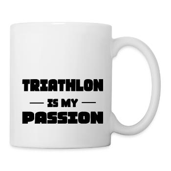 Biking Running Marathon Triathlon Bike - Mug - white - Right