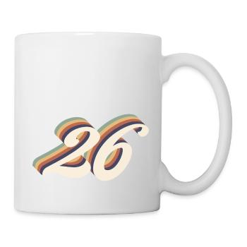 26th anniversary vintage - Mug - white - Right