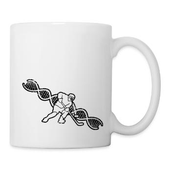 Ice hockey player Hockey fan Ice hockey team - Mug - white - Right