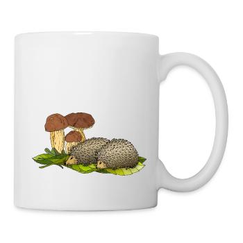 Igel - Tasse - Weiß - Rechts