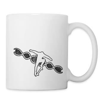 Skateboard Skaten Skater Skate-Fan Skateboarding - Tasse - Weiß - Rechts