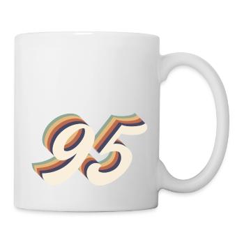 95th anniversary vintage - Mug - white - Right