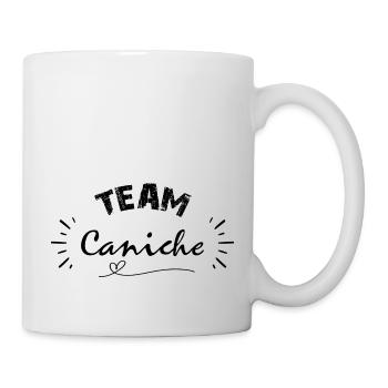 Team Caniche, idée cadeau pour amis des chiens - Mug blanc - blanc - Droite