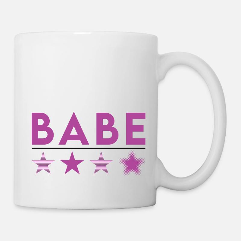 Babe Purple - Mug blanc - blanc