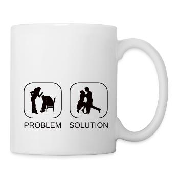 Tänzer Standardtanz Tanzkurs Ballett Geschenk Tanz - Tasse - Weiß - Rechts