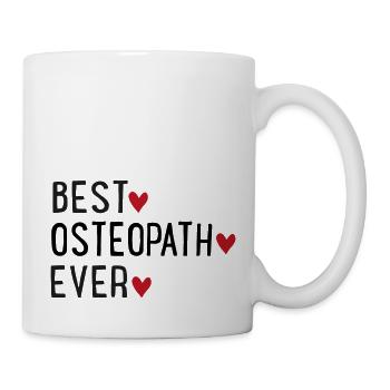 Bester Osteopath - Tasse - Weiß - Rechts