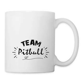 Team Pitbull, idée cadeau pour ami des chiens - Mug blanc - blanc - Droite
