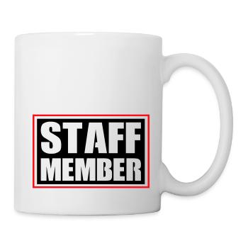 Membres du personnel - Mug blanc - blanc - Droite