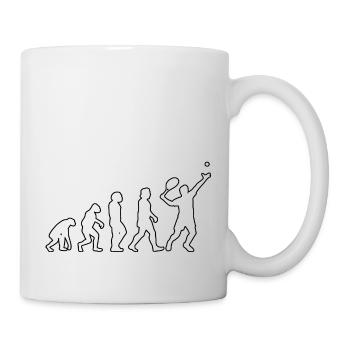 Tennisverein Tennisspieler Tennis Tennisliebhaber - Tasse - Weiß - Rechts