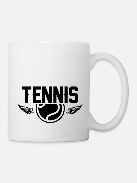 tennis - Tasse - Weiß