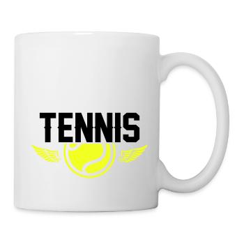 Tennis - Tasse - Weiß - Rechts