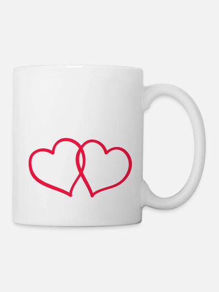 love - Tasse - Weiß