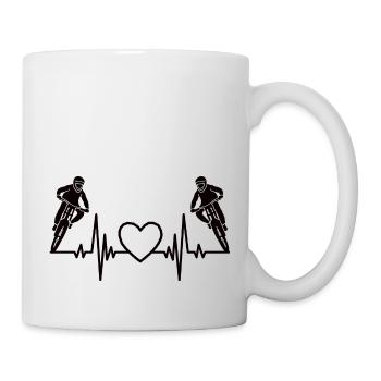 Cyclists Bicycles Cyclists Cycling - Mug - white - Right