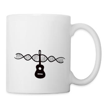 Guitar Guitarist Plucked Instrument Musical Instrument - Mug - white - Right
