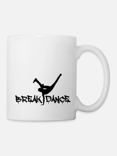 breakdance - Tasse - Weiß